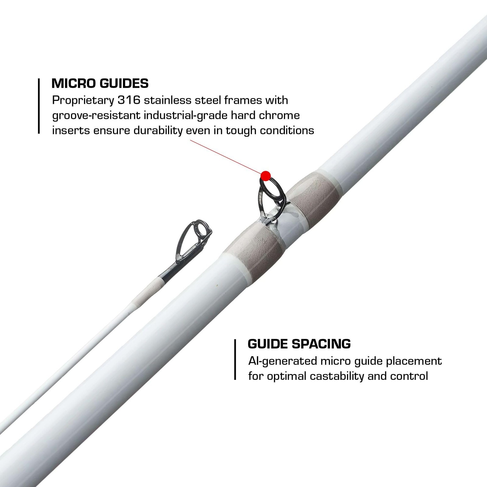 Duckett Fishing Ghost Ii 73 Medium Heavy Casting Rod Dfgt73Mh-C