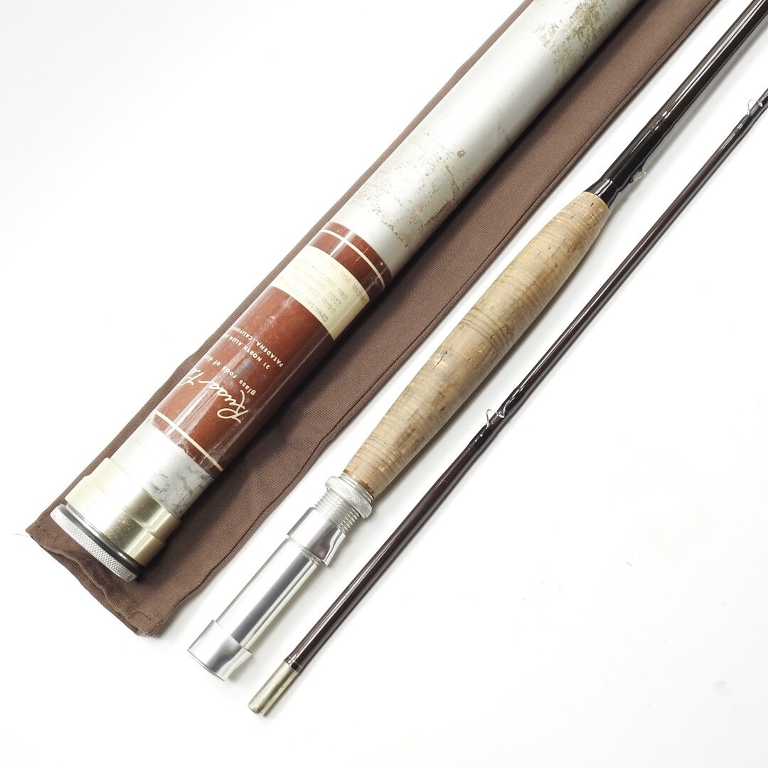 Russ Peak “Zenith PGG” Fiberglass Fly Rod. 8’ 6” 4oz. W/ Tube and Sock.