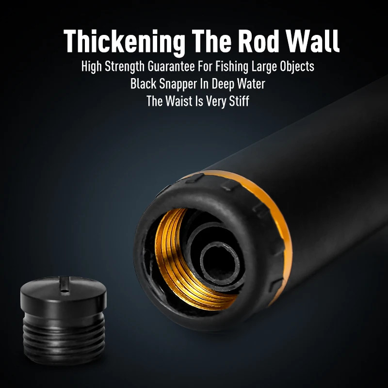 LEYDUN Carbon Telescopic Fishing Rod 500 Series Rock Fishing Coast Surfcasting