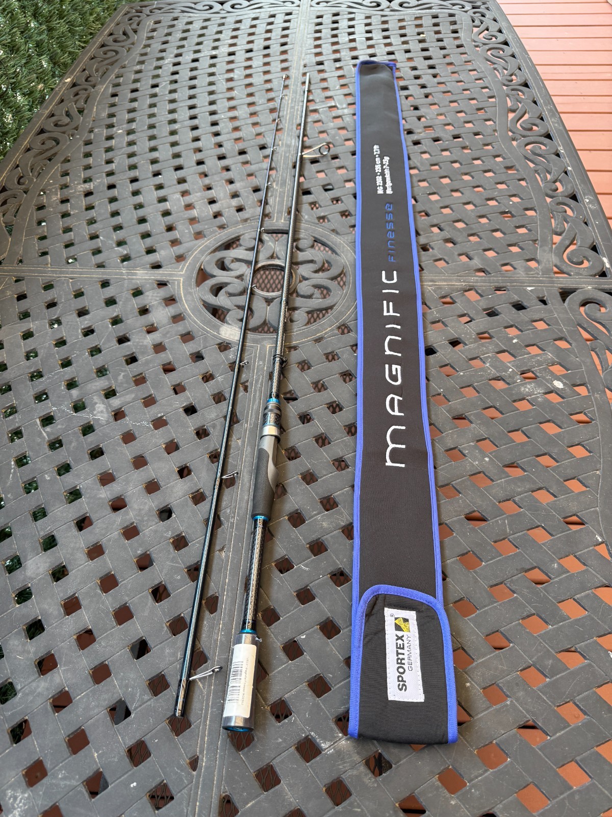 Sportex Magnific Finesse MG 2302, 7’7″, Medium Light, Fast, ~6-12lb, 7-23g, Spin