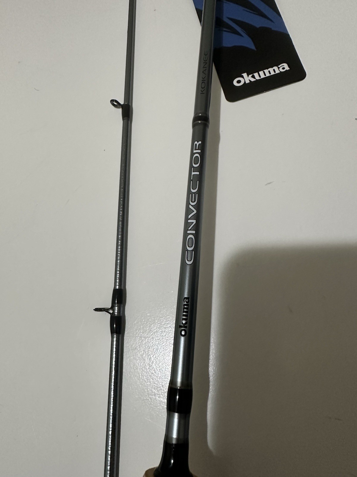 Okuma Convector Kokanee 7’6″ Light Moderate Casting Rod Graphite Cork 2pc 4-8lb