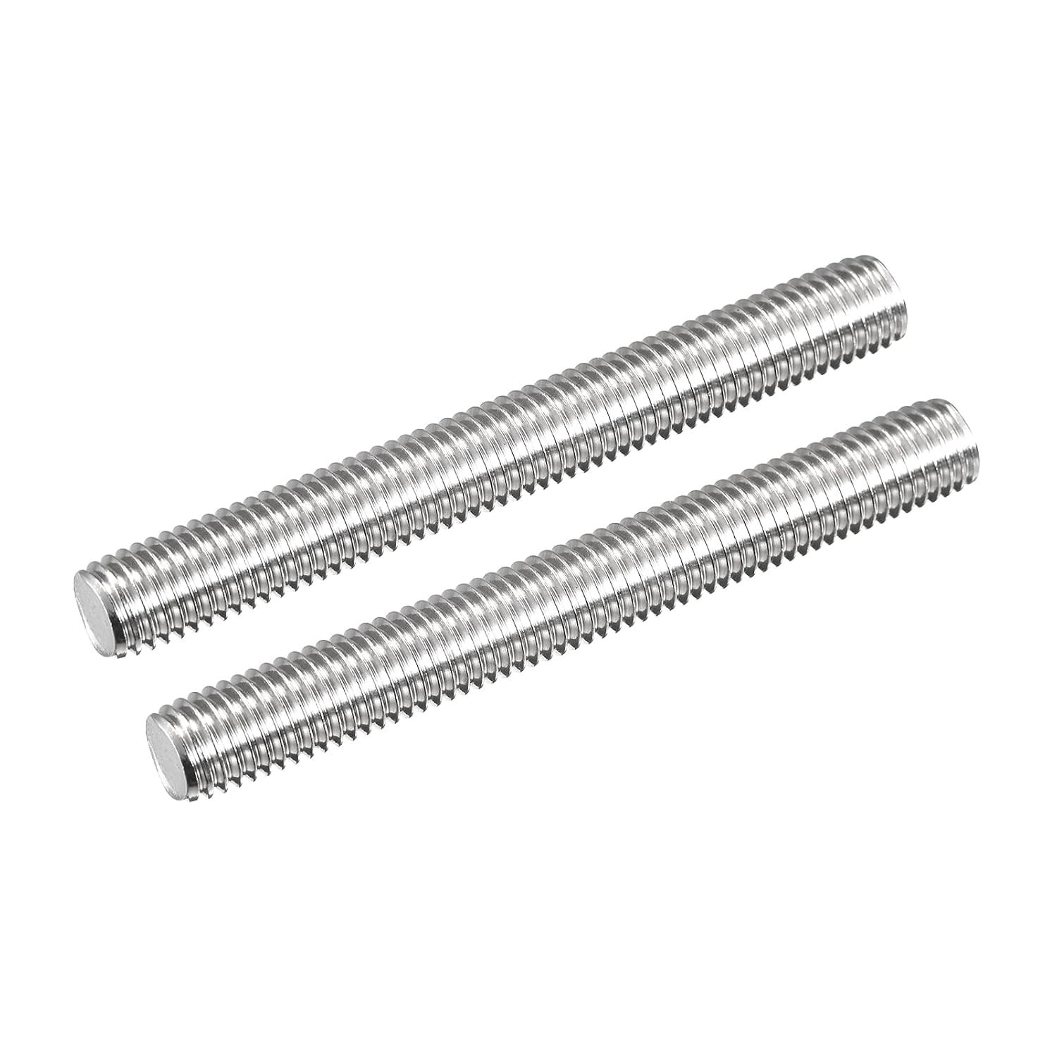 M12 x 100mm Fully Threaded Stainless Steel Rods – Strong & Corrosion Resistant