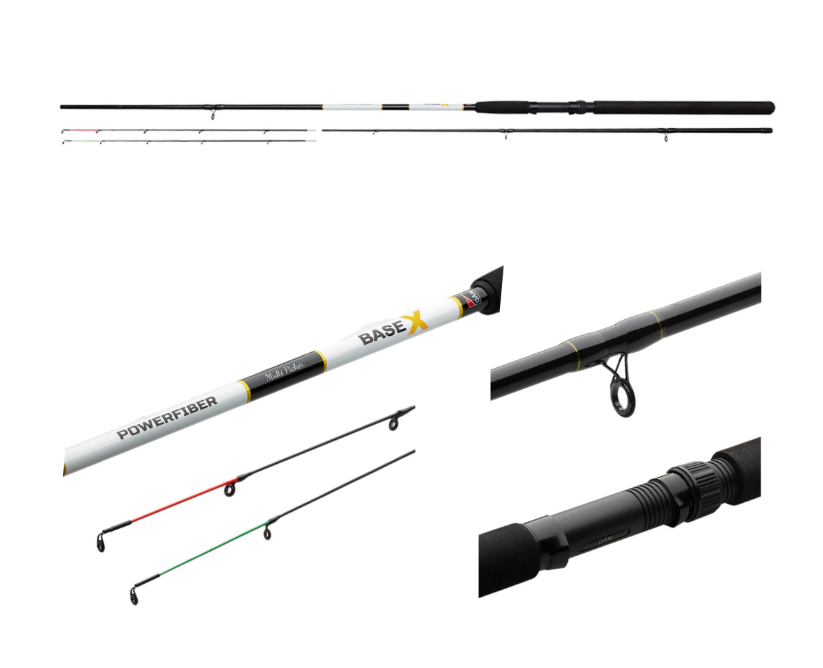 DAM BASE-X Multipicker 3 Lengths 10-50g Picker Rod Feeder Rod Fried Fish Fishing