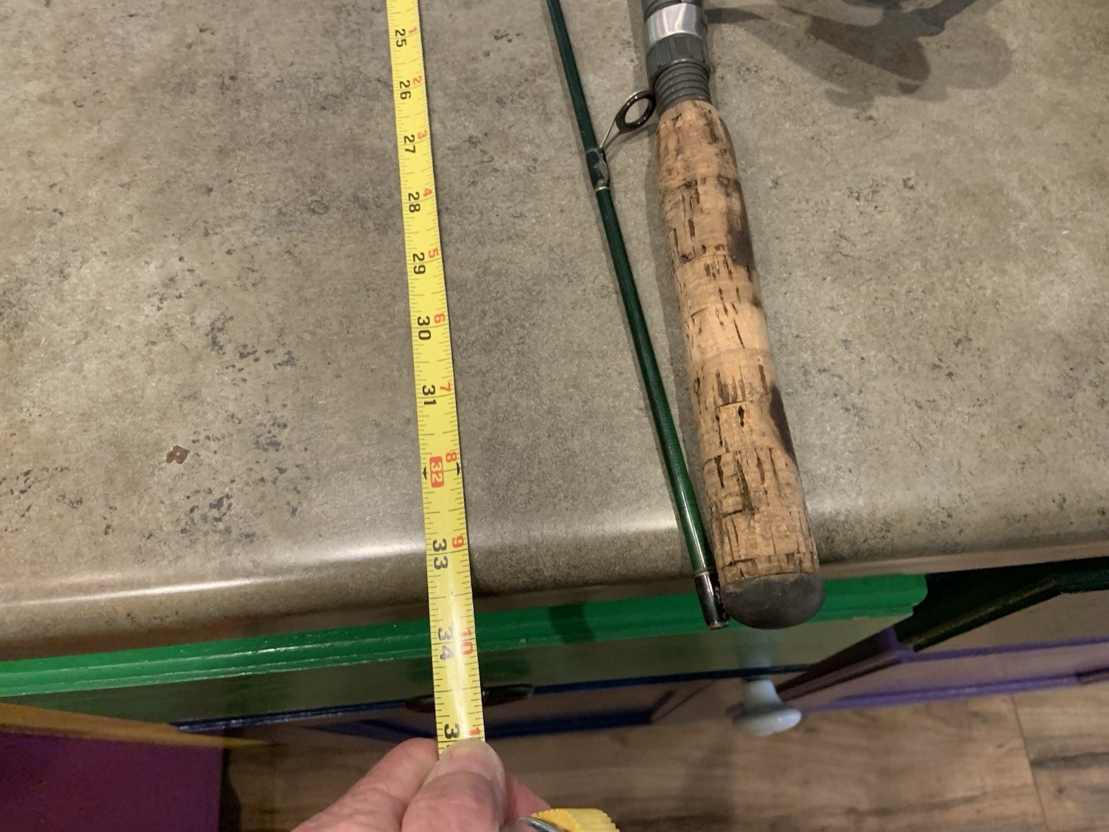 LL Bean Spin Series FishingPole 5’6” 4-8Lb Test Case Reel Needs Repair
