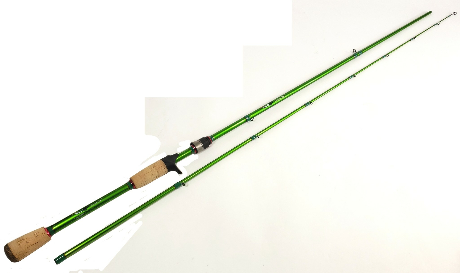 Collapsible Carrot Stix CASTING 7′ 6″ Medium Wild Green PRO Inshore Fishing Rod