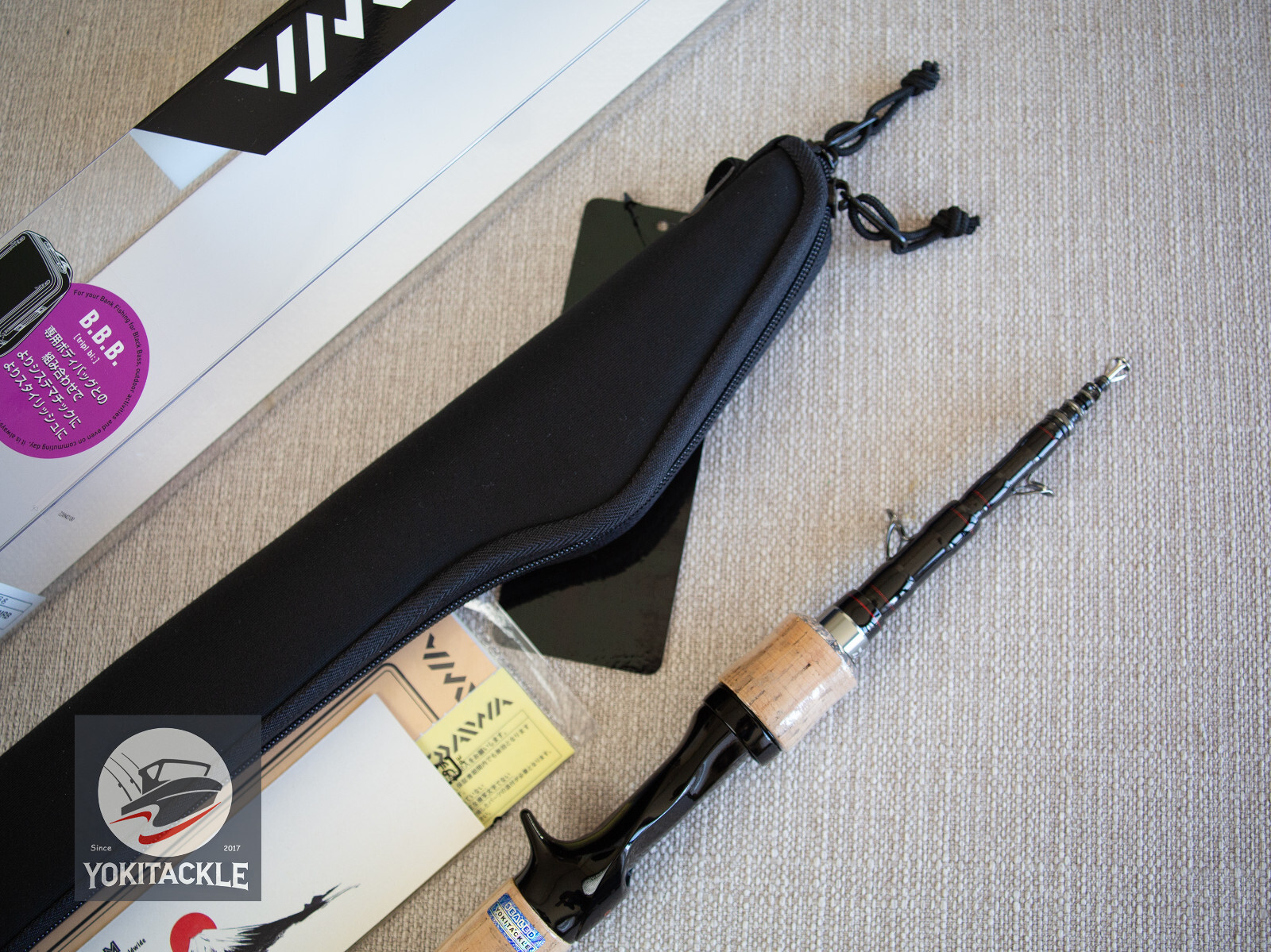 Daiwa BBB 666TMRB Telescopic baitcasting fishing Rod-Watch Product Video
