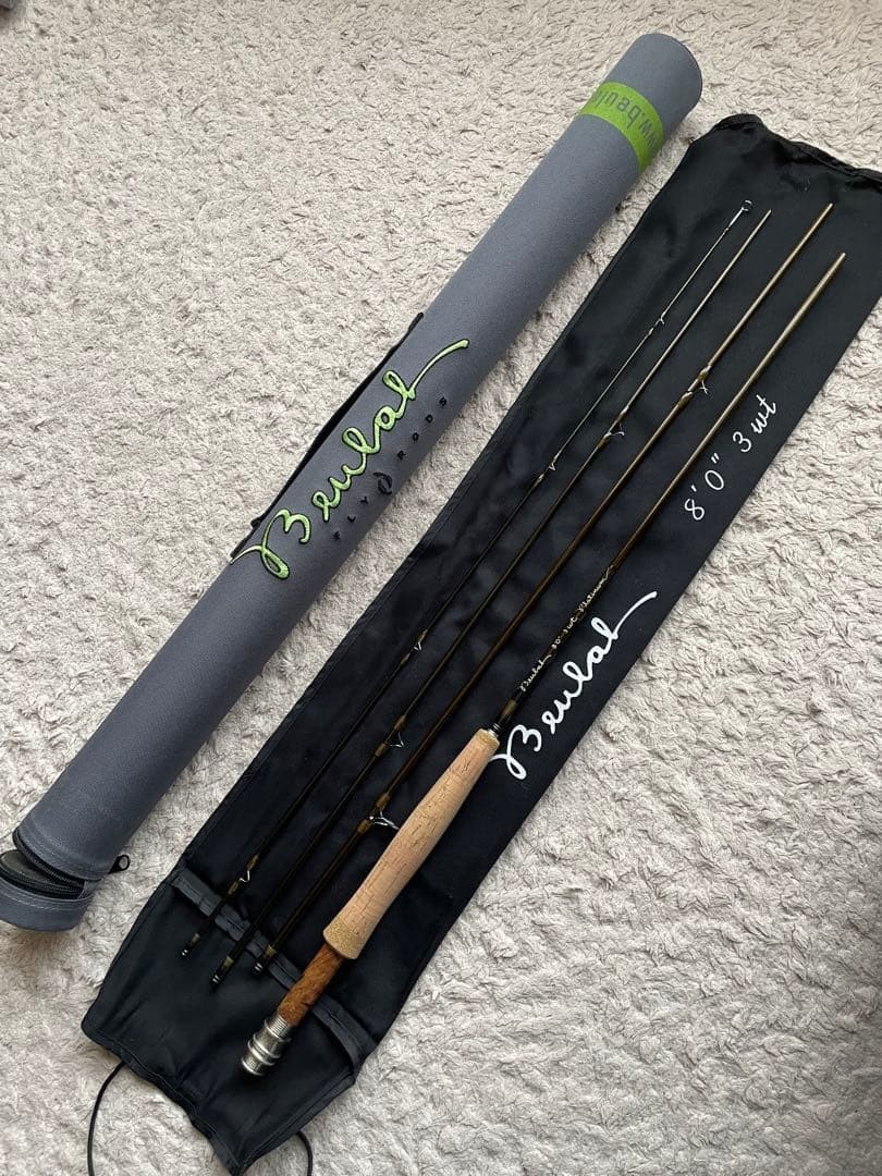 Beulah Platinum 8’0″ 3wt Fly Rod USED from JAPAN