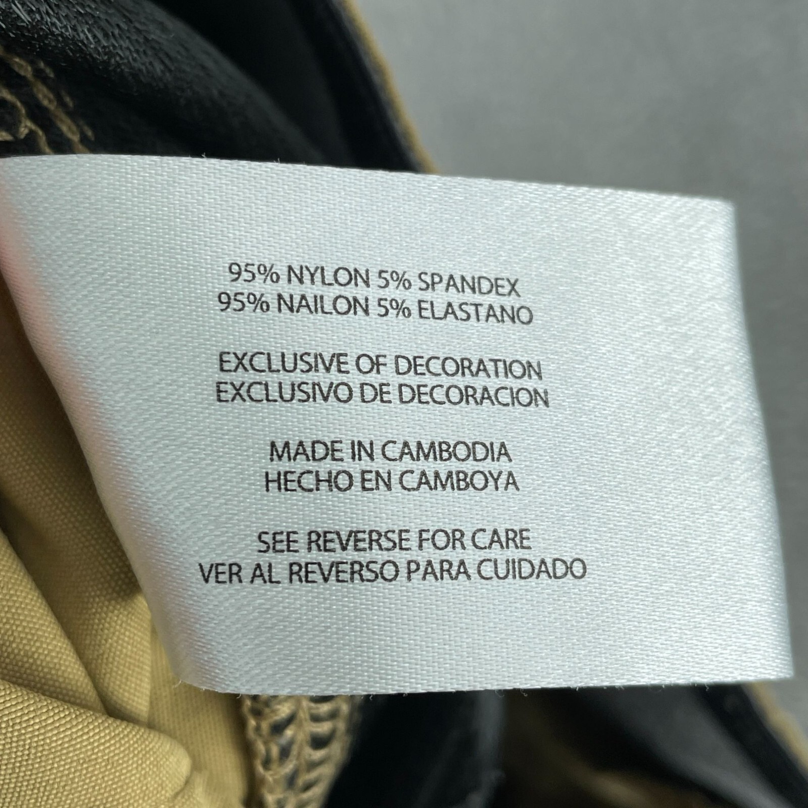 Orvis Mens Beige Nylon/Spandex Stretch Pants Size 36 2929