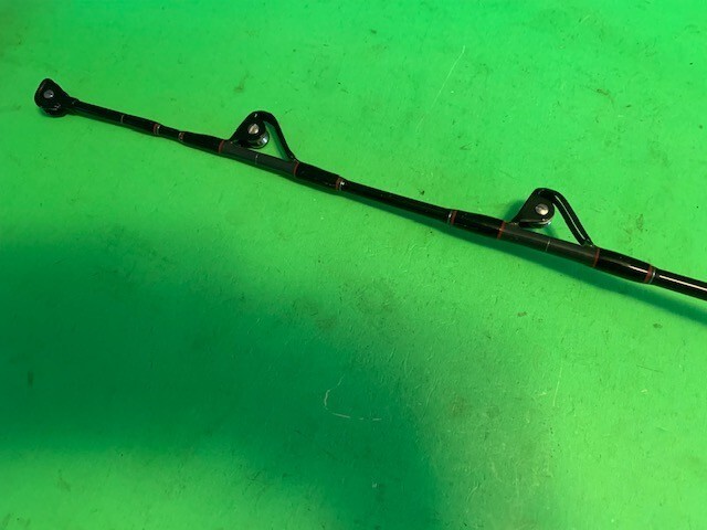 CUSTOM MADE CALSTAR BT660H 6 FOOT 30 TO 80 POUND RATED TROLLING FISHING ROD W@WE