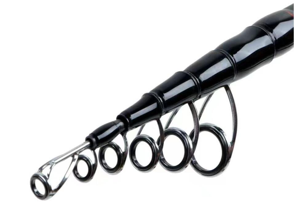 Portable Telescopic Rod Spinning Carbon Fishing Rods Casting 1.8m-3m Poles Trout