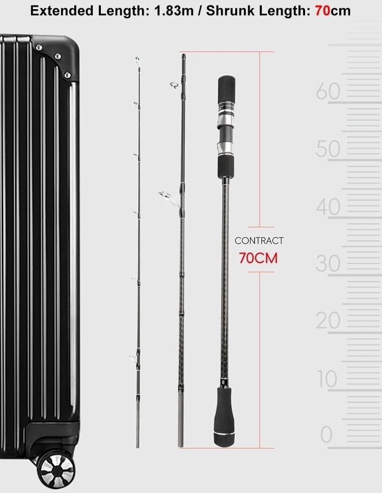 Slow Jigging Rod 1.83M/1.91M Spinning/Baitcasting Sea Fishing Boat Fishing Rod