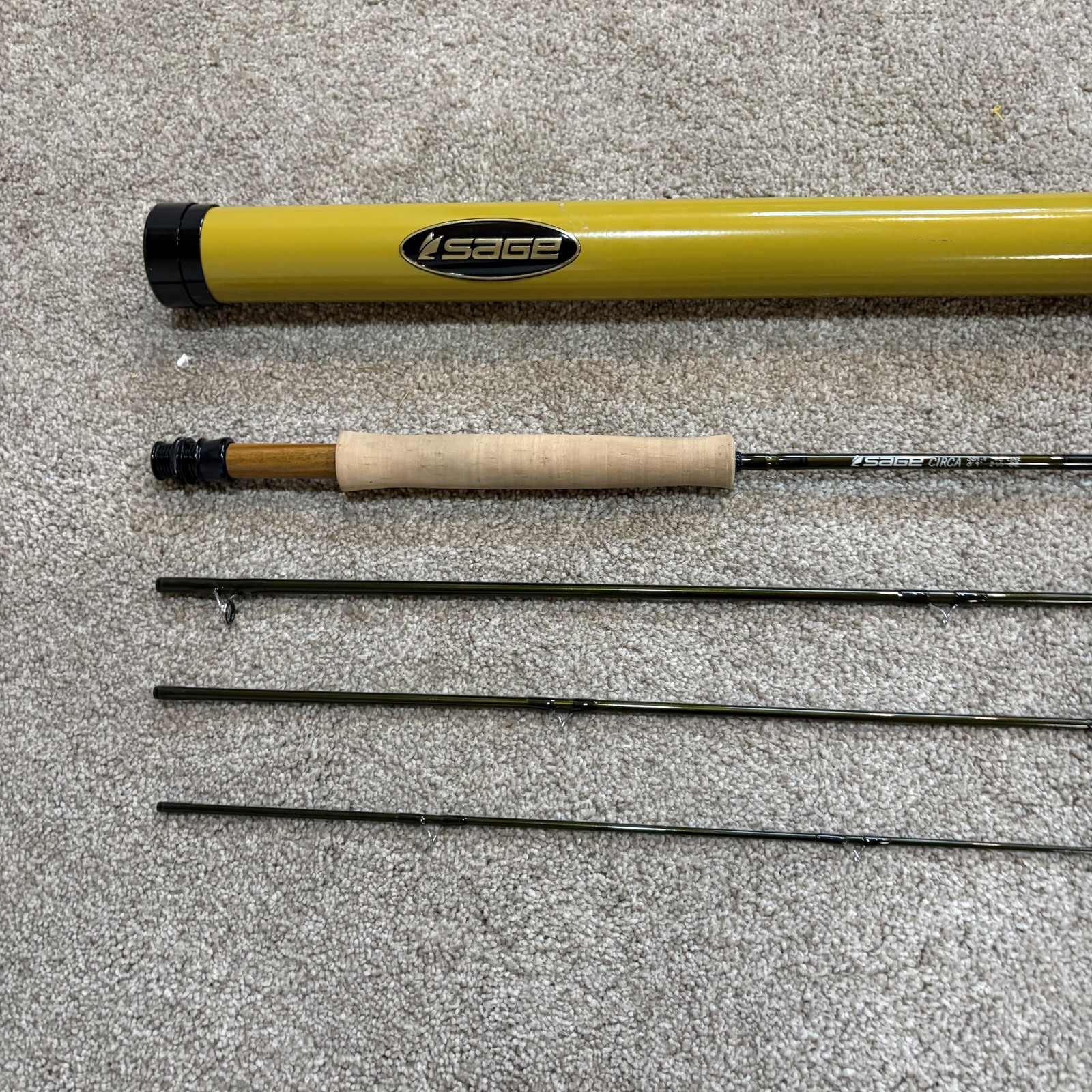 Sage CIRCA 589-4 Fly Rod 8’9 5wt 4 Piece Green Graphite Konnetic Slow Action Rod