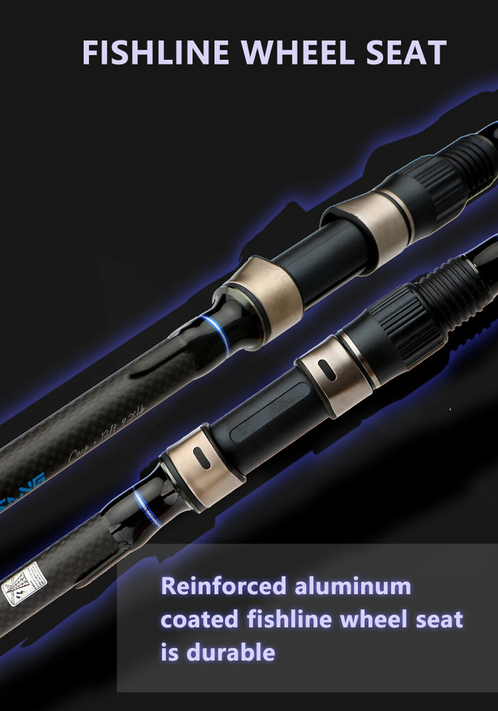 High Carbon Carp Fishing Rod 3.6m 3.9m 4.2m 4/5/6 Section Rods Boat Spinning Rod