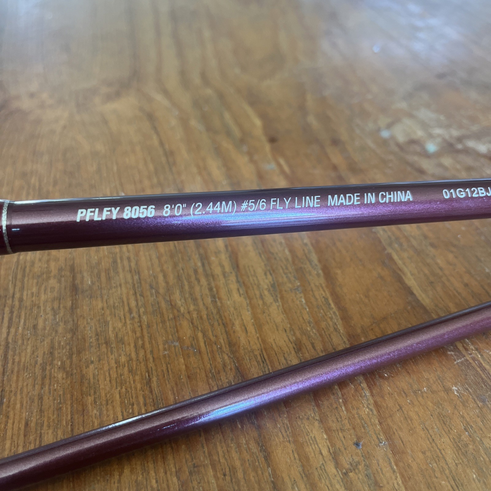 Pflueger 8’0″ Fly Rod PFLFY 8056, 3pc, #5/6 wt- New Old Stock 1094 Reel