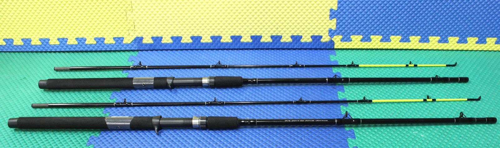 Okuma Black Classic Pro Conventional Trolling Rod Med 7′ 6″ 2Pc CPC-762-CT 2-PK
