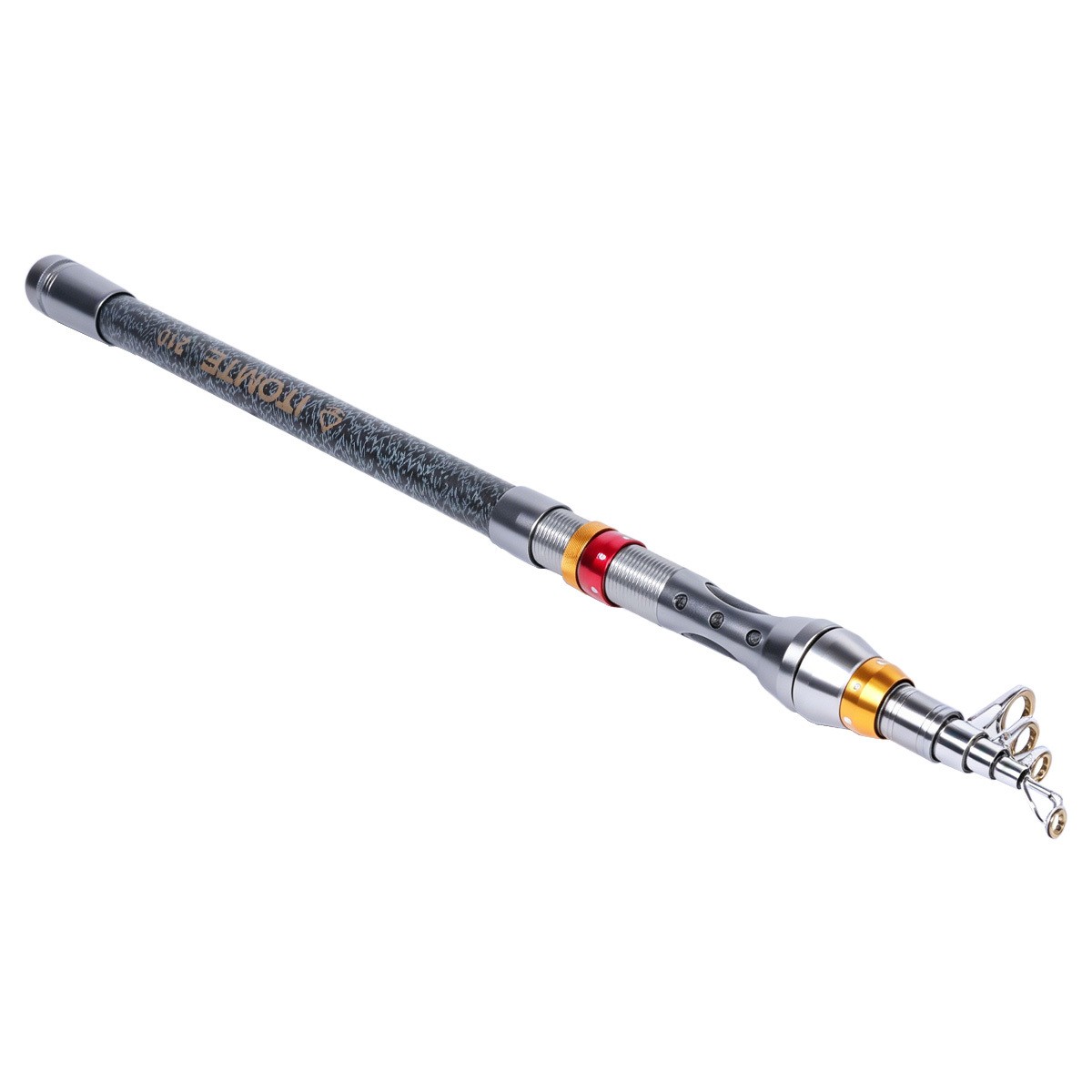 Pro Carbon Fiber Telescopic Fishing Rod Sea Saltwater Freshwater Spinning Pole
