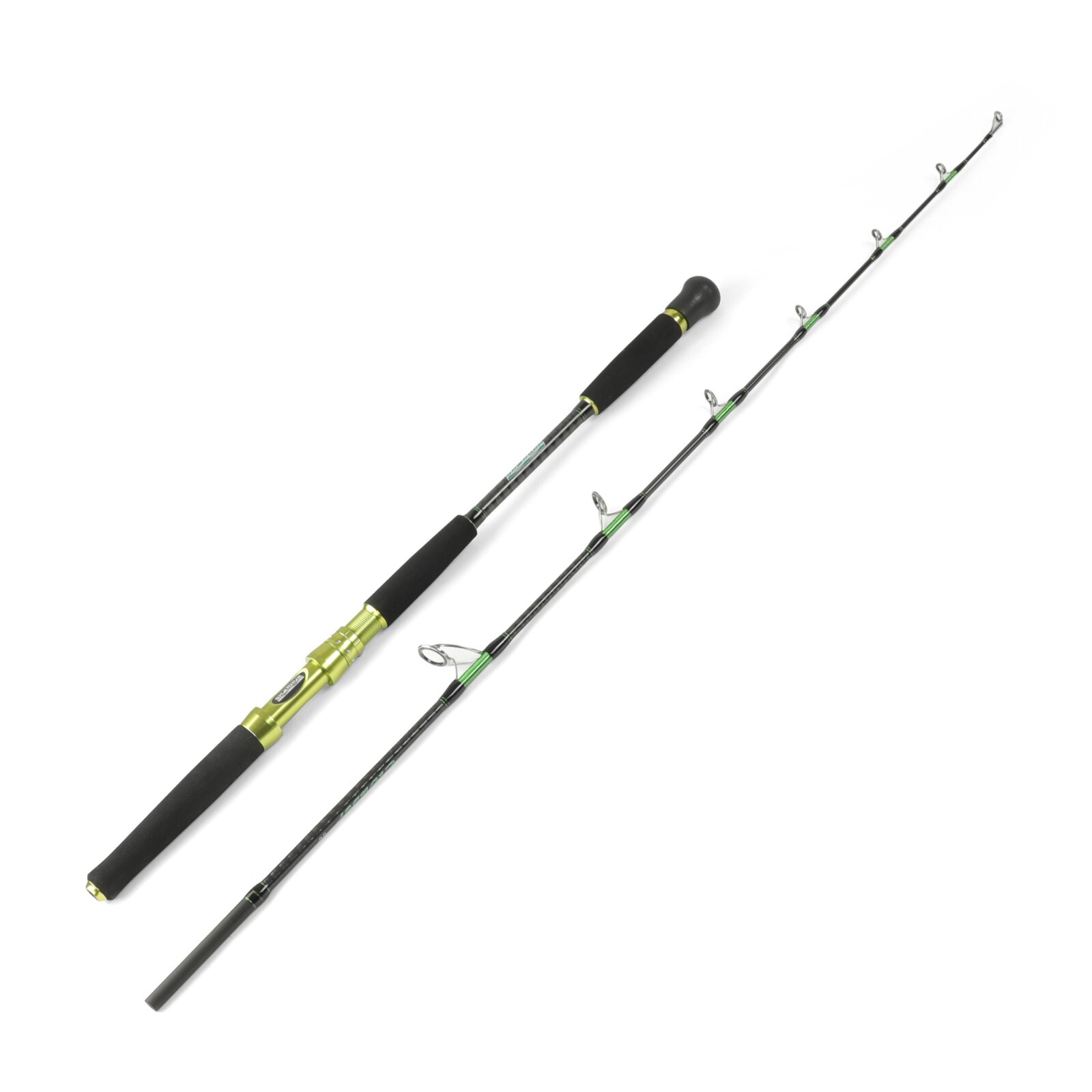 SHARHUK Clouser saltwater boat spinning fishing rod Heavy 2 piece Fast Action