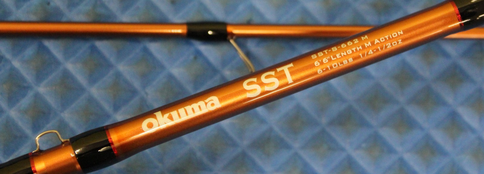 Okuma SST Cork Grip Spinning Rod 6′ 6″ 2 Piece Medium SST-S-662M