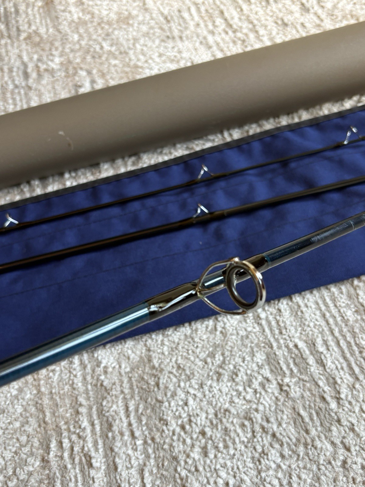 Sage RPLXi 1290-3 Graphite III Fly Rod 9’ 12wt 3pc w Tube Sock USA