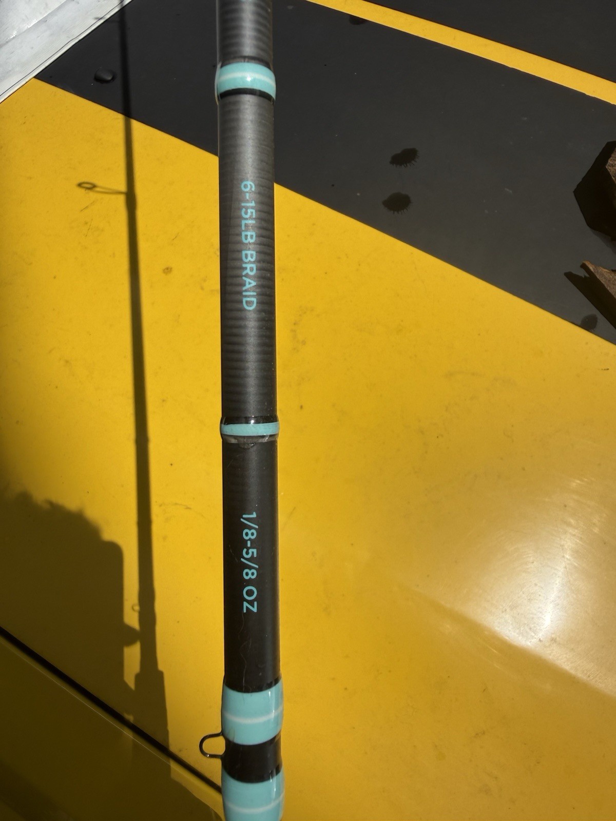 Toadfish 7ft 4 Medium Fast Spinning Rod 6-15lb 1/8-5/8oz xf tip