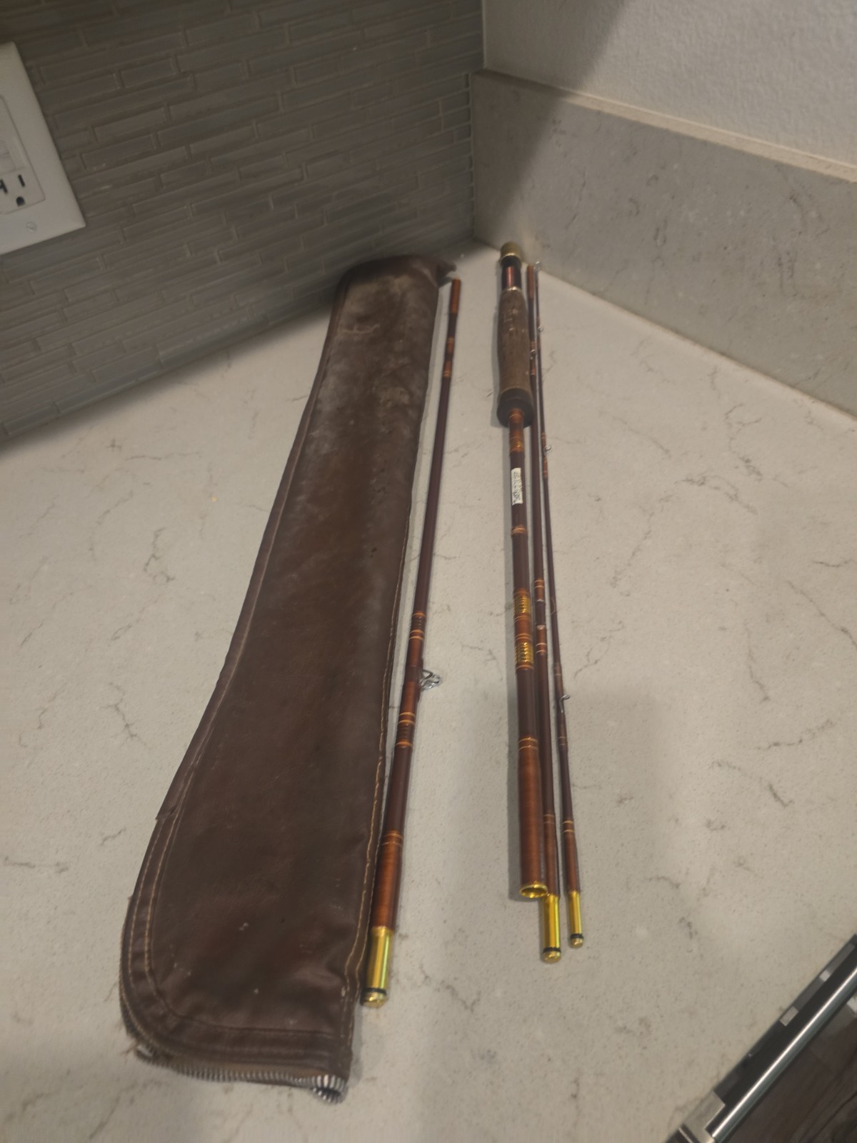 Vintage Garcia 2541 4 Piece 8’ Fly Rod made in USA