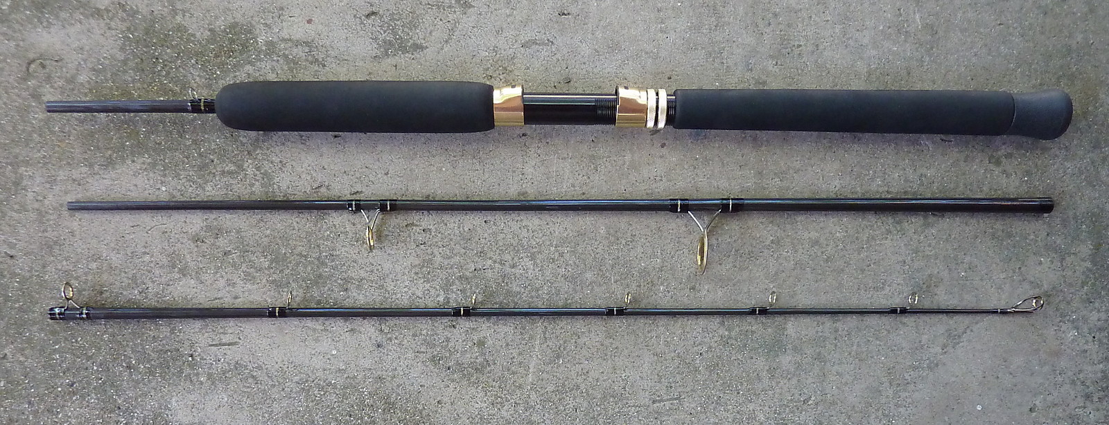 Tarpon Mahi Custom Travel Spinning (fixed spool) Fishing Rod — 30 Lb. Class