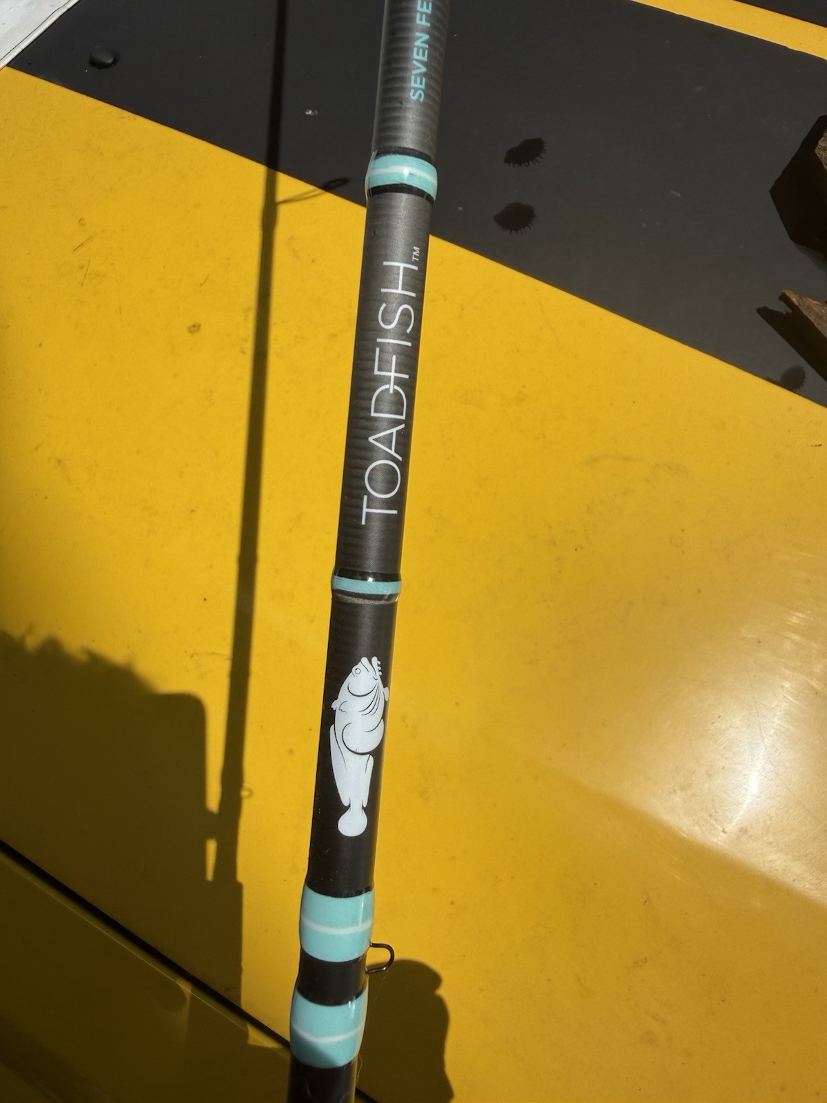 Toadfish 7ft 4 Medium Fast Spinning Rod 6-15lb 1/8-5/8oz xf tip