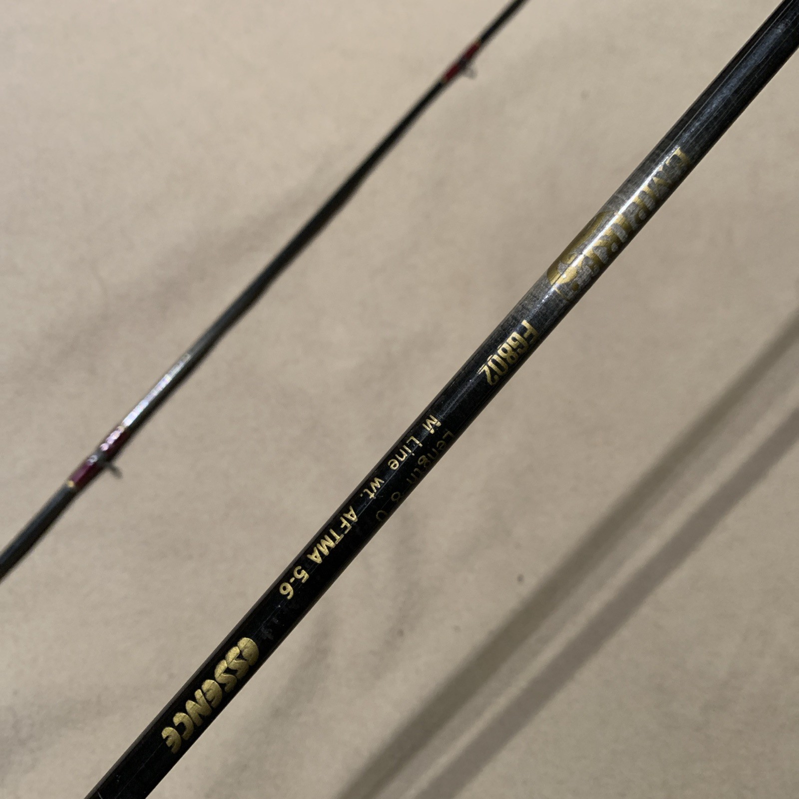 Empire FG802 Essence Fly Rod 8′ 2pc 5-6wt With Martin 61 Reel USA