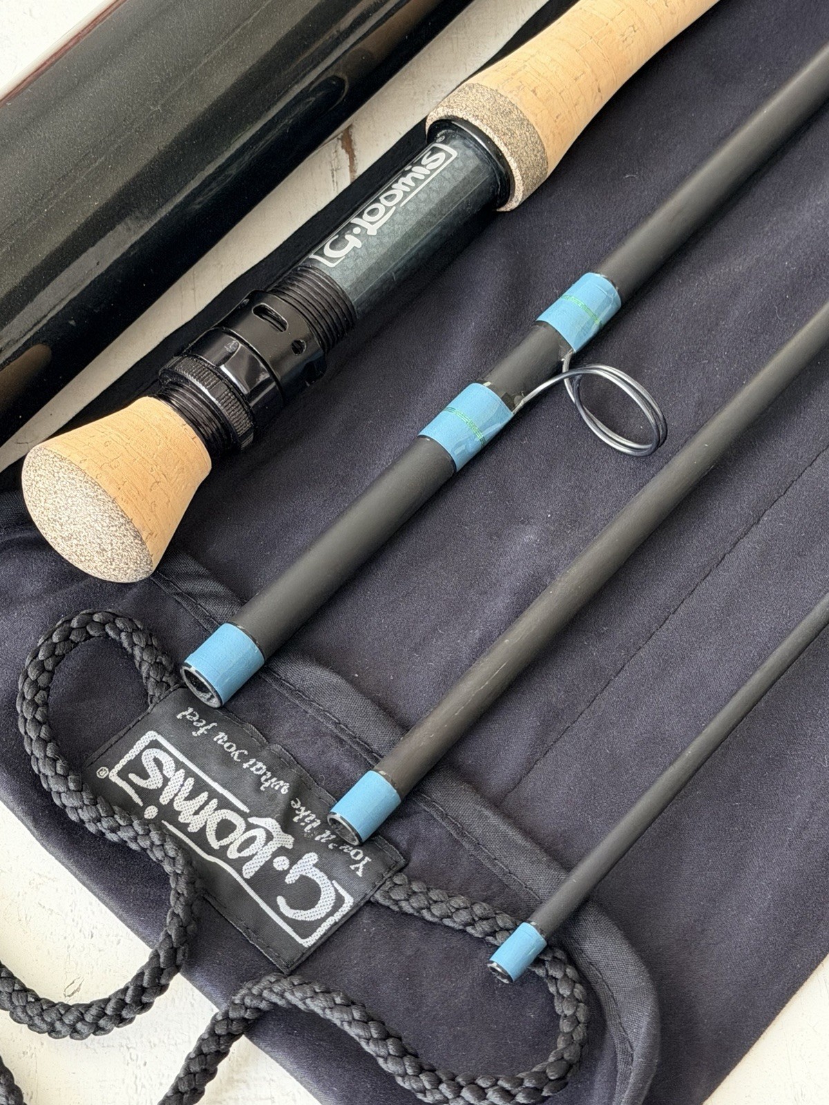 **BEAUTIFUL** RARE G LOOMIS NRX BLUE WRAP 12wt 9’ft fly rod🔥~LEGENDARY~🔥