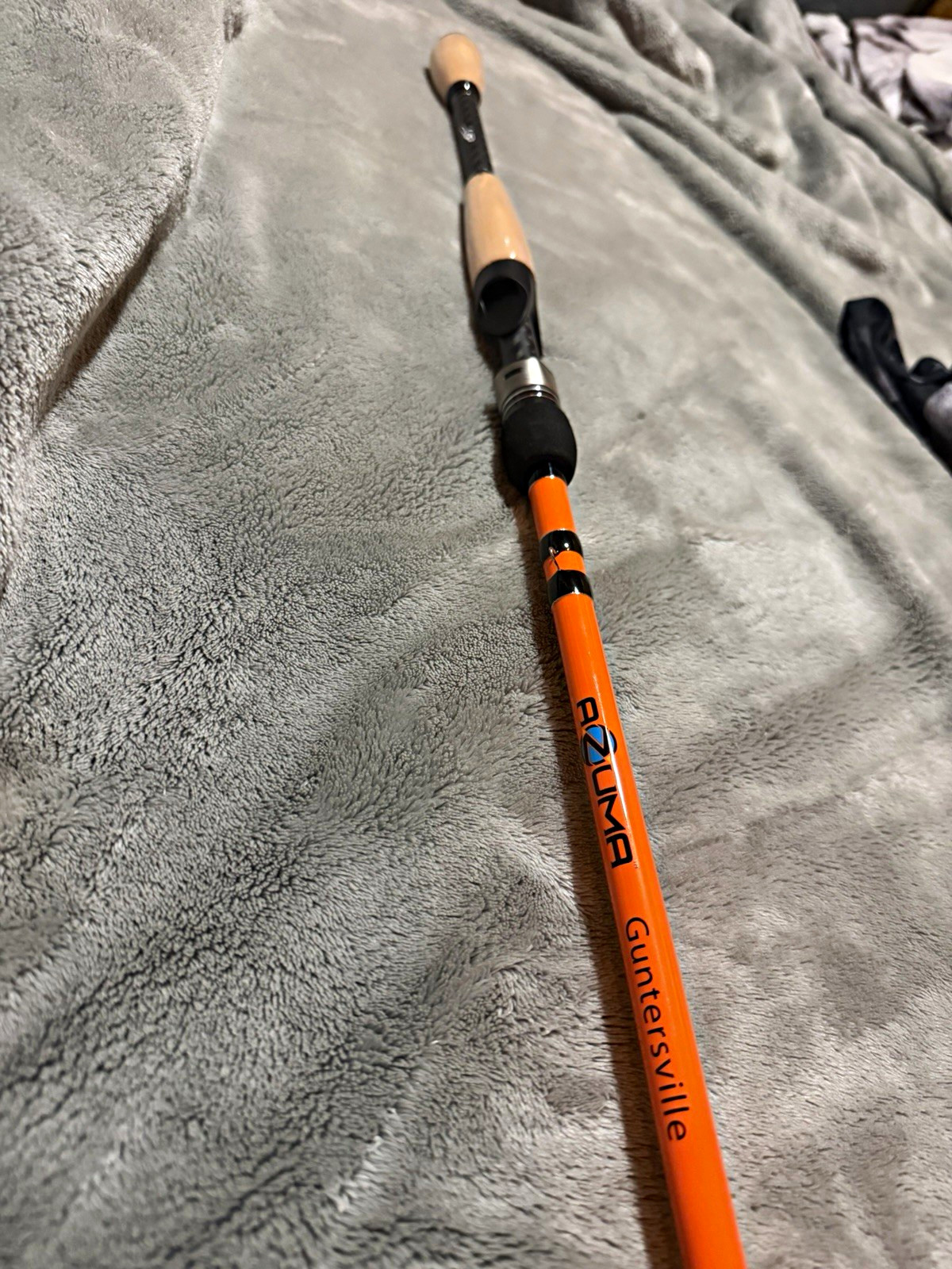 ALX Guntersville 7’3″ Casting Rod MH Fast 12-20lb 1/4-3/4oz Orange