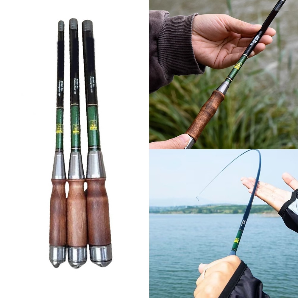 Carbon Fiber Ultralight Stream Fishing Rod Portable Pocket Pen Hand Rod