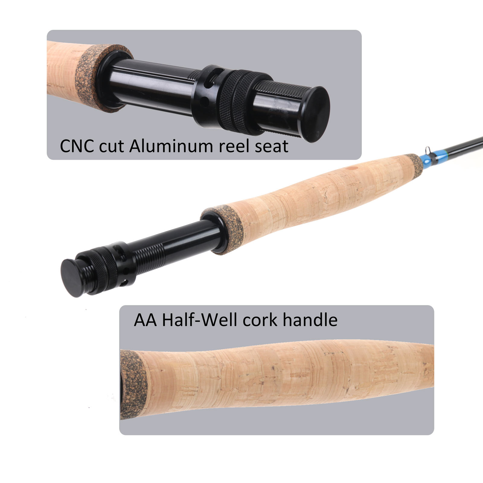 Maxcatch Nymph Fly Fishing Rod 2WT 3WT 4WT 10′ 11′ 4Sec IM10 Fast Action Rod