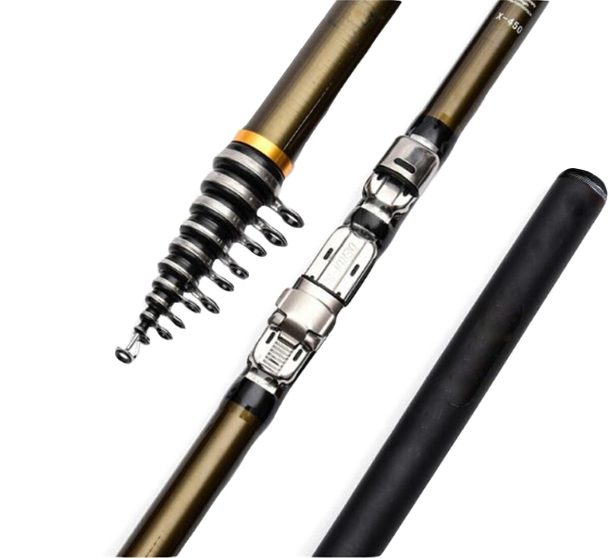 Rock Fishing Rod Stream Carbon Fiber Spinning Telescopic Fishing Hand Toughness