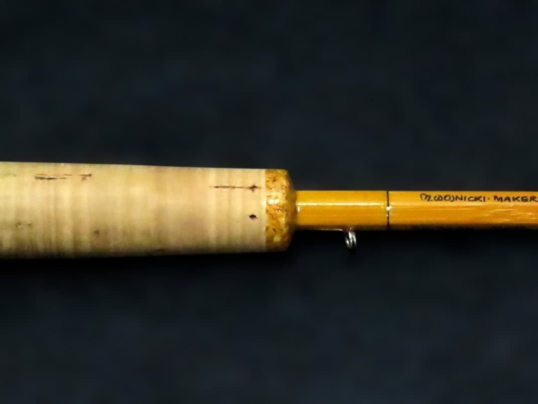 Bamboo Rod Mario Wojnicki Scott (early model) with leather case
