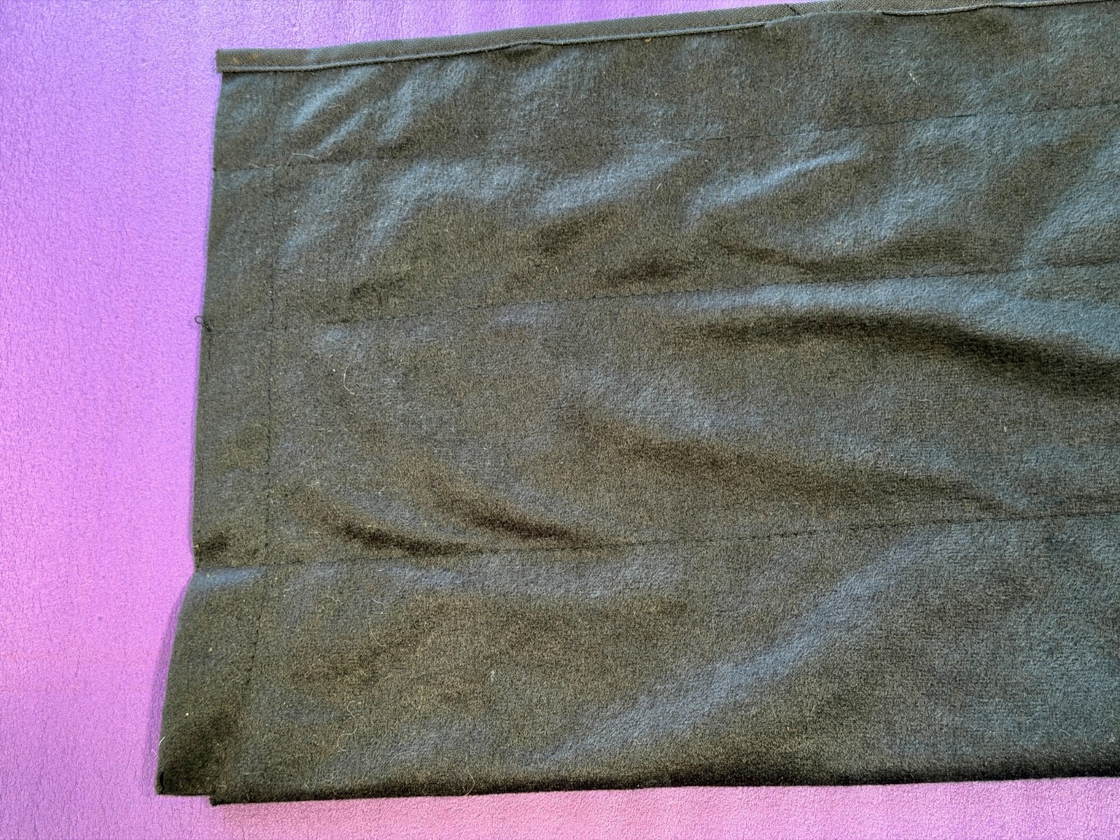 Vintage Black 4 piece Fly Rod Sock