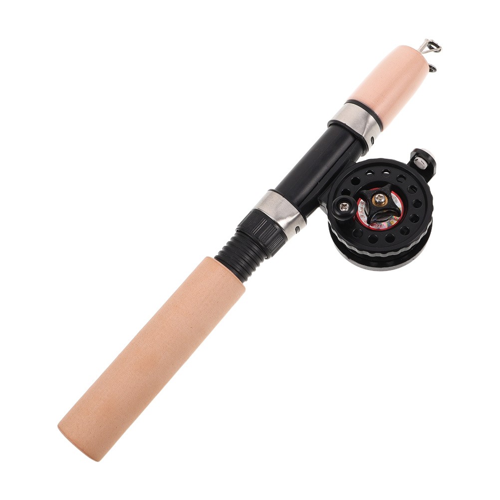 Telescopic Ice Fishing Rod And Reel Combo Compact Portable Pole