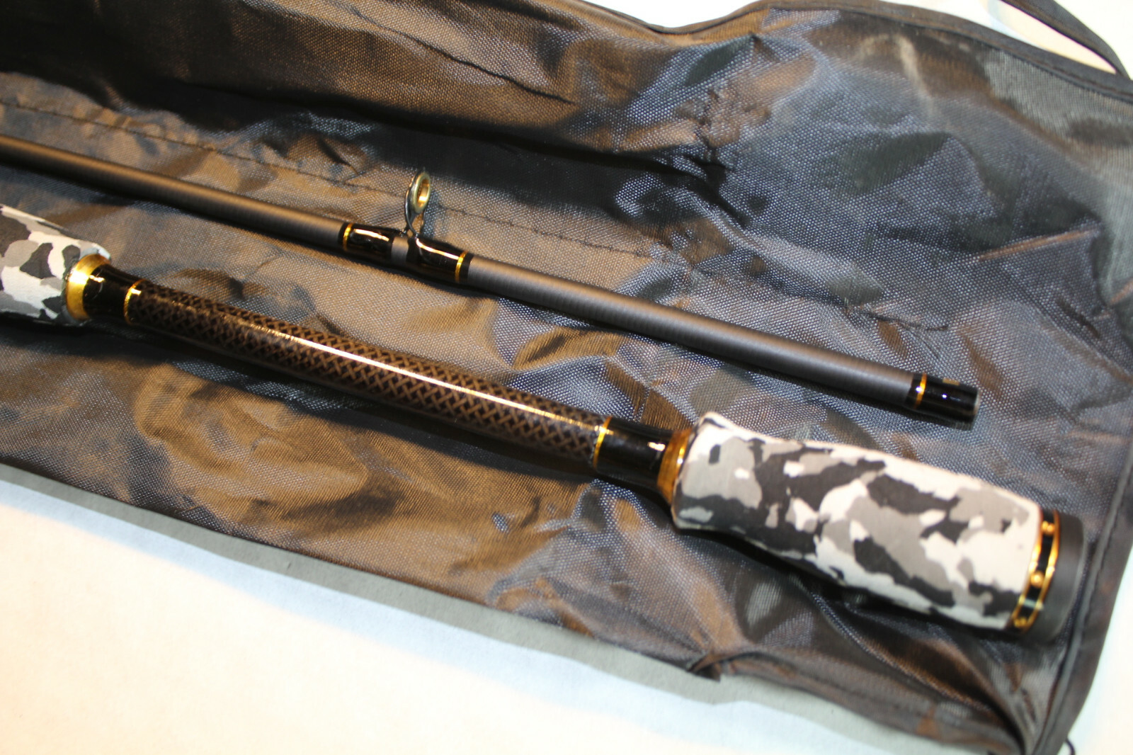 Entsport Camo Legend 3 piece 7′ casting fishing rod Medium M Heavy bass EPS23625