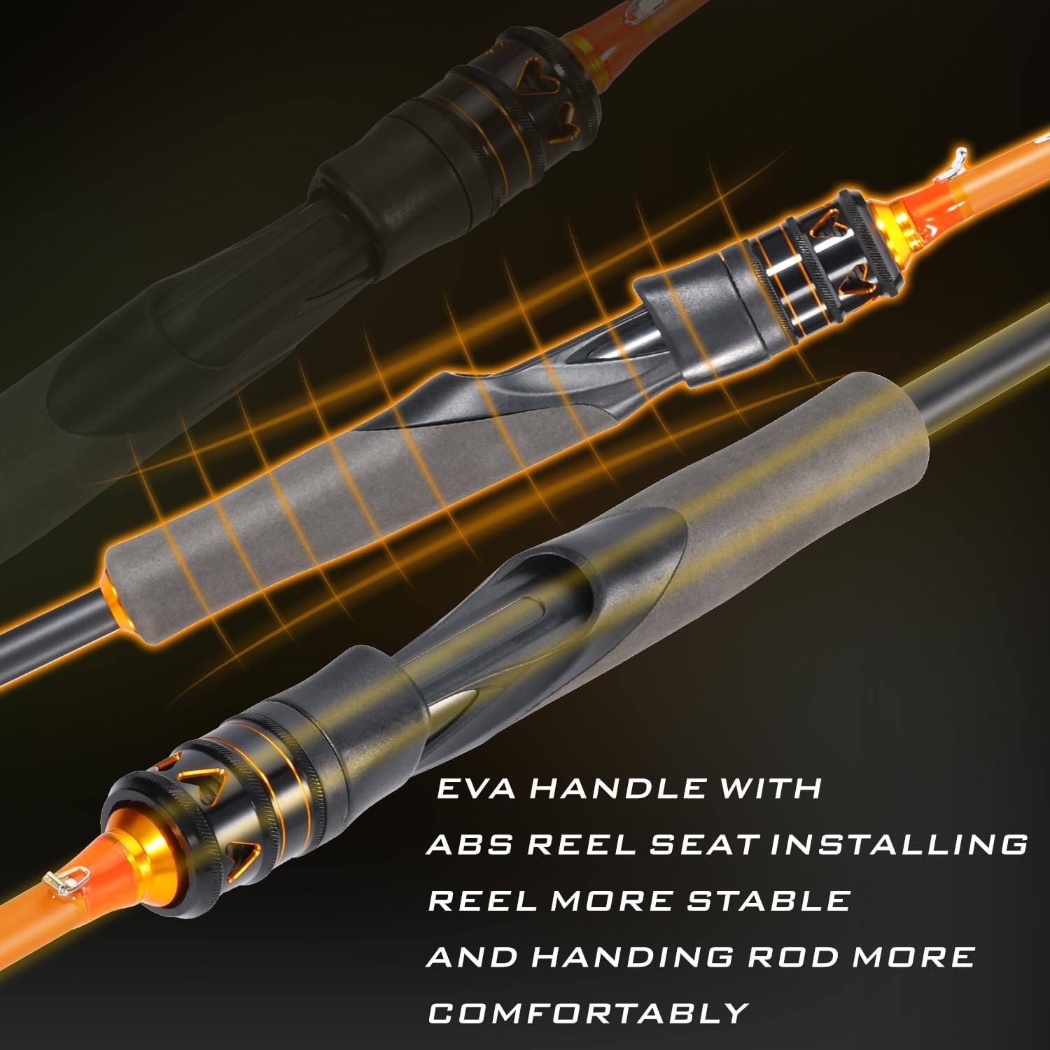 Spinning Combo 5.2:1 Gear Ratio 15LB Drag IM6 Graphite 2-Piece Rod M/MH Power