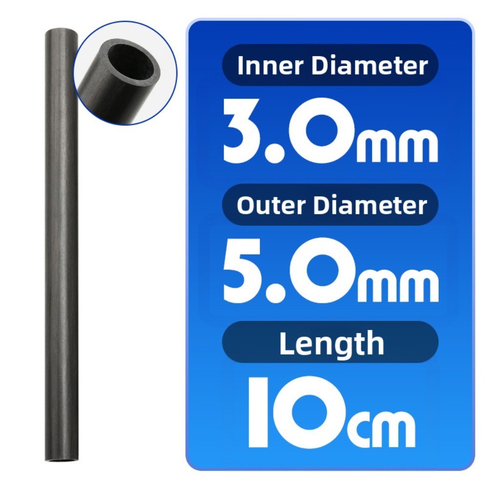 Fishing Rod Modification Carbon Fiber Tube Ferrule Sleeve Hollow Design