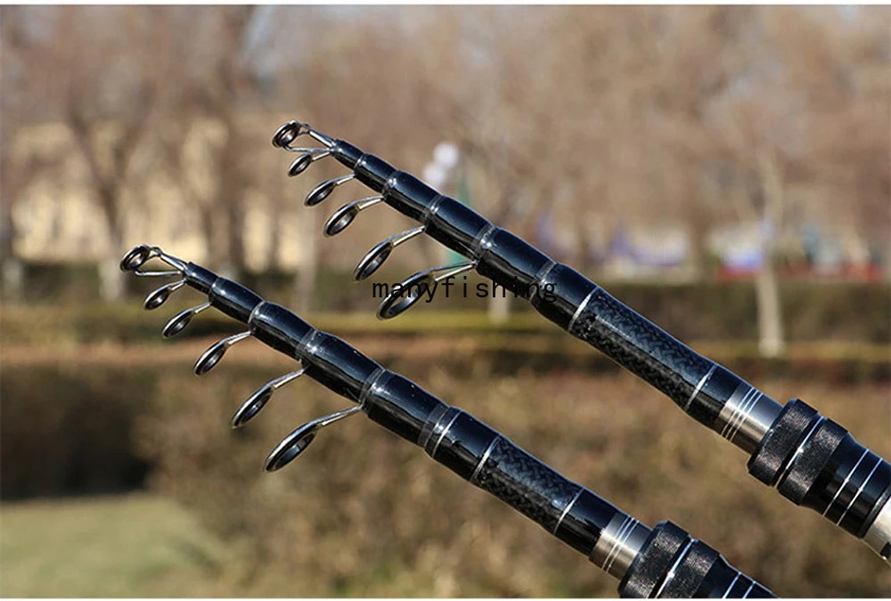 Portable Rock Fishing Rod 1.8/2.1/2.4/2.7/3.0M Telescopic Sea Carbon Fiber Rod
