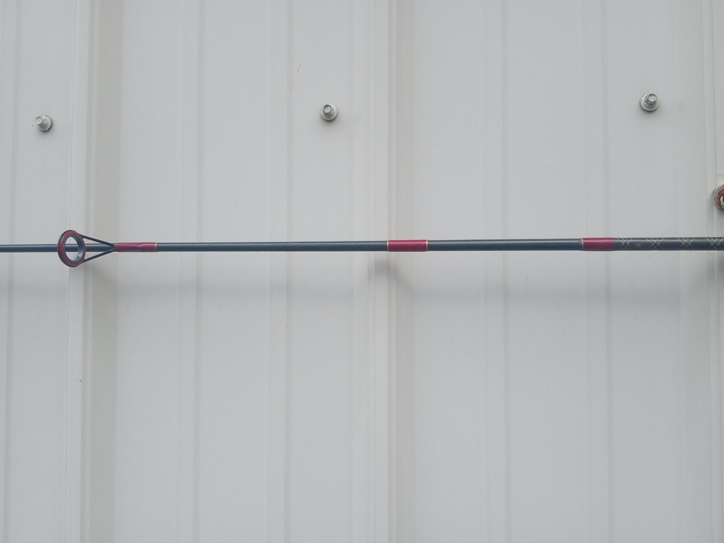 Vintage Berkley Graphite Composite 5’6″ Spinning Rod 1pc Grey And Burgundy