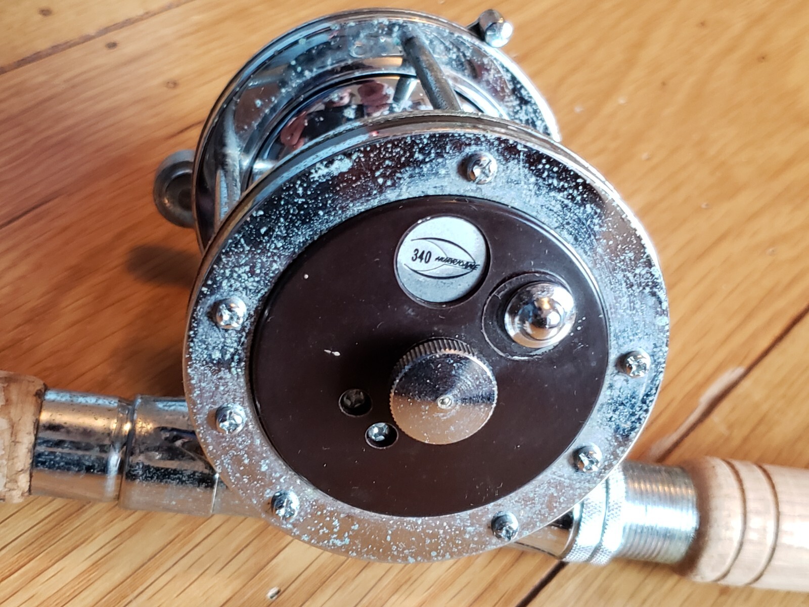 Fishing Reel, Hurricane 340 + Shakespeare SS191 Rod 6’0 Medium Heavy, USA