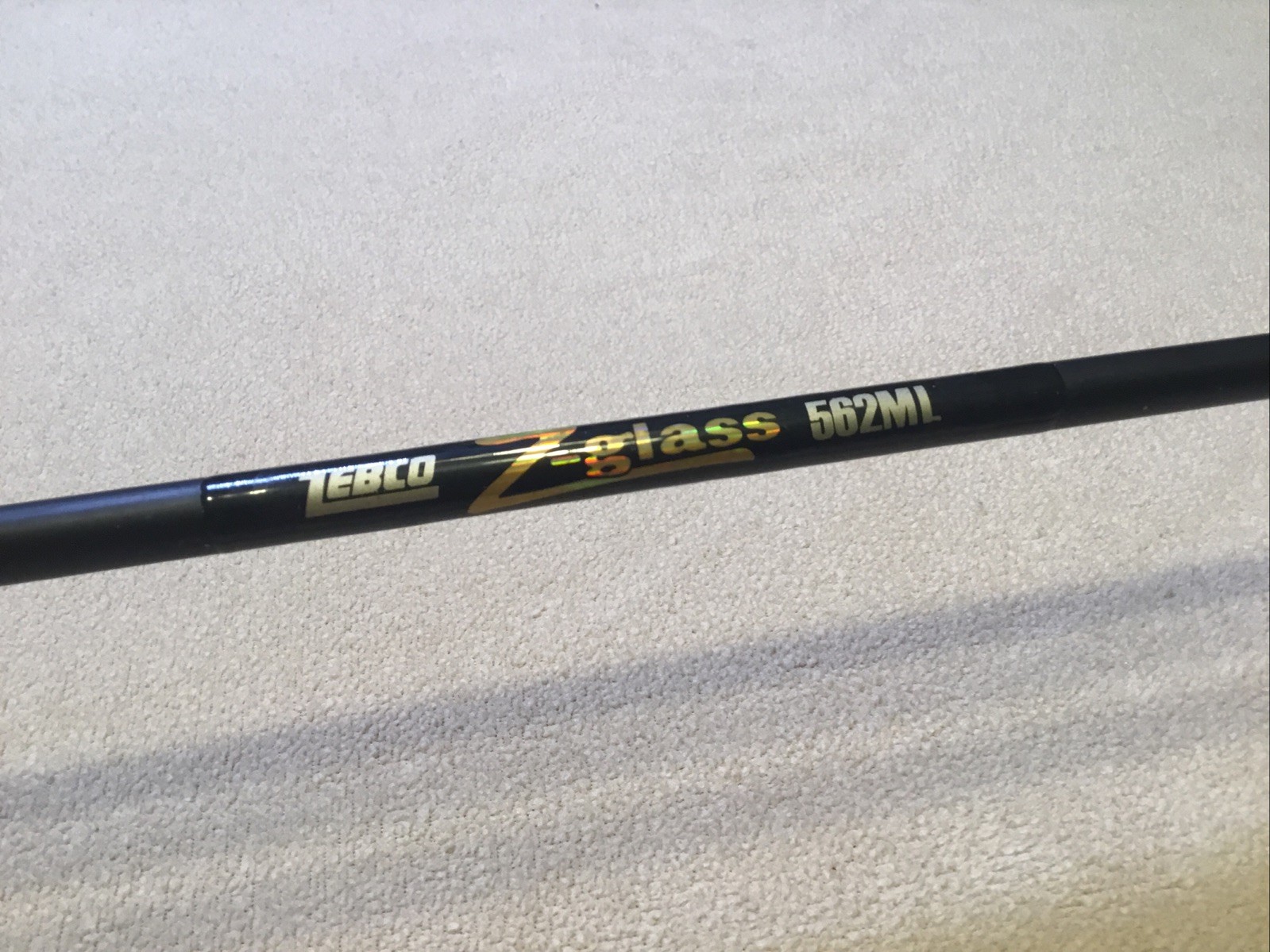Zebco Z-glass 562 ML 2 Piece Bait Cast Fishing Rod Zac-562ML 5’6” Med Light.