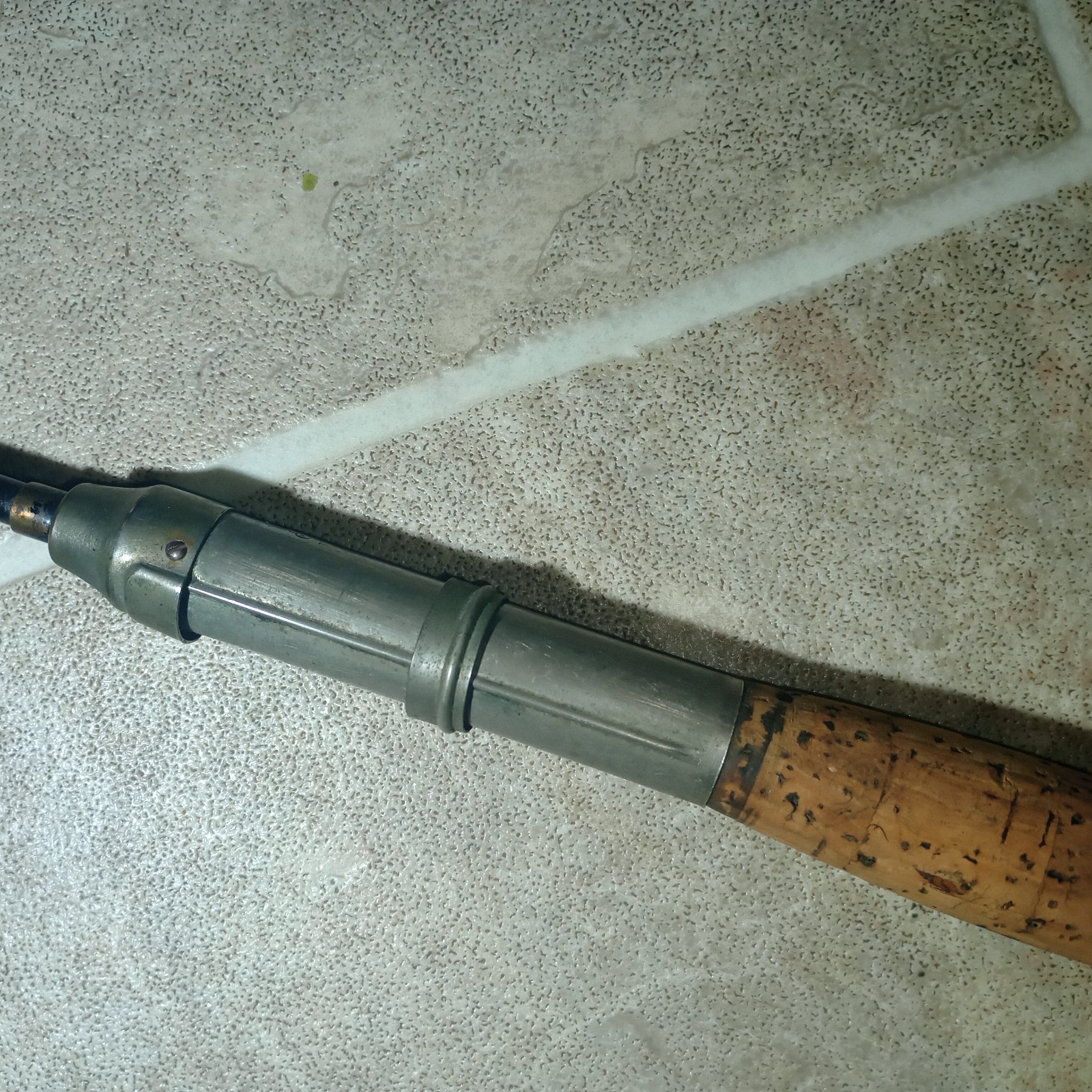 Vintage Union Hardware Fishing Rod Steel Telescoping Pole Torrington Conn fly