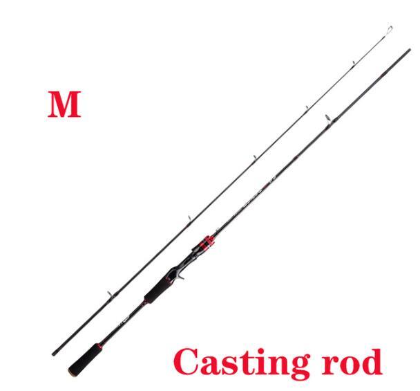 Fishing Rod L/M/MH 1.68M 1.8M Carbon Spinning/Casting Rod Pole Lure Weight 4-35g