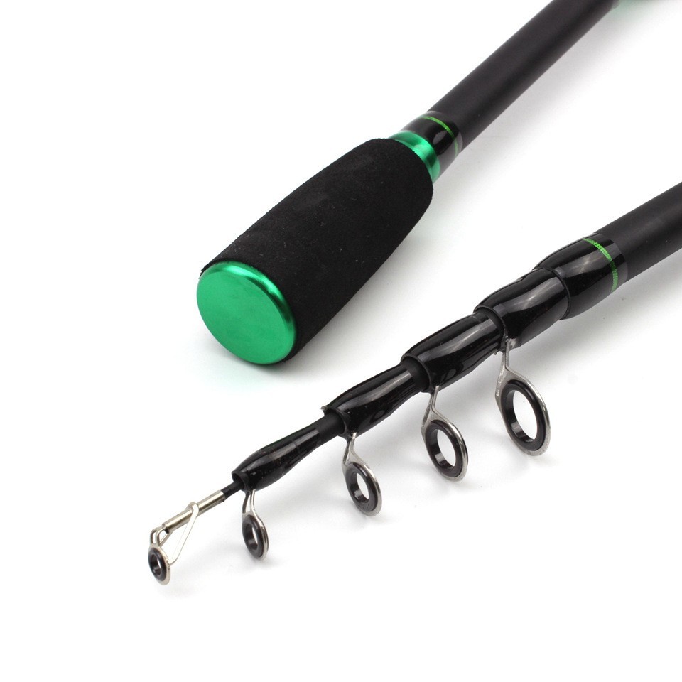 Telescopic Fishing Rod Carp Carbon Fiber Rod 1.8/2.1/2.4/2.7M Fishing Pole Trave