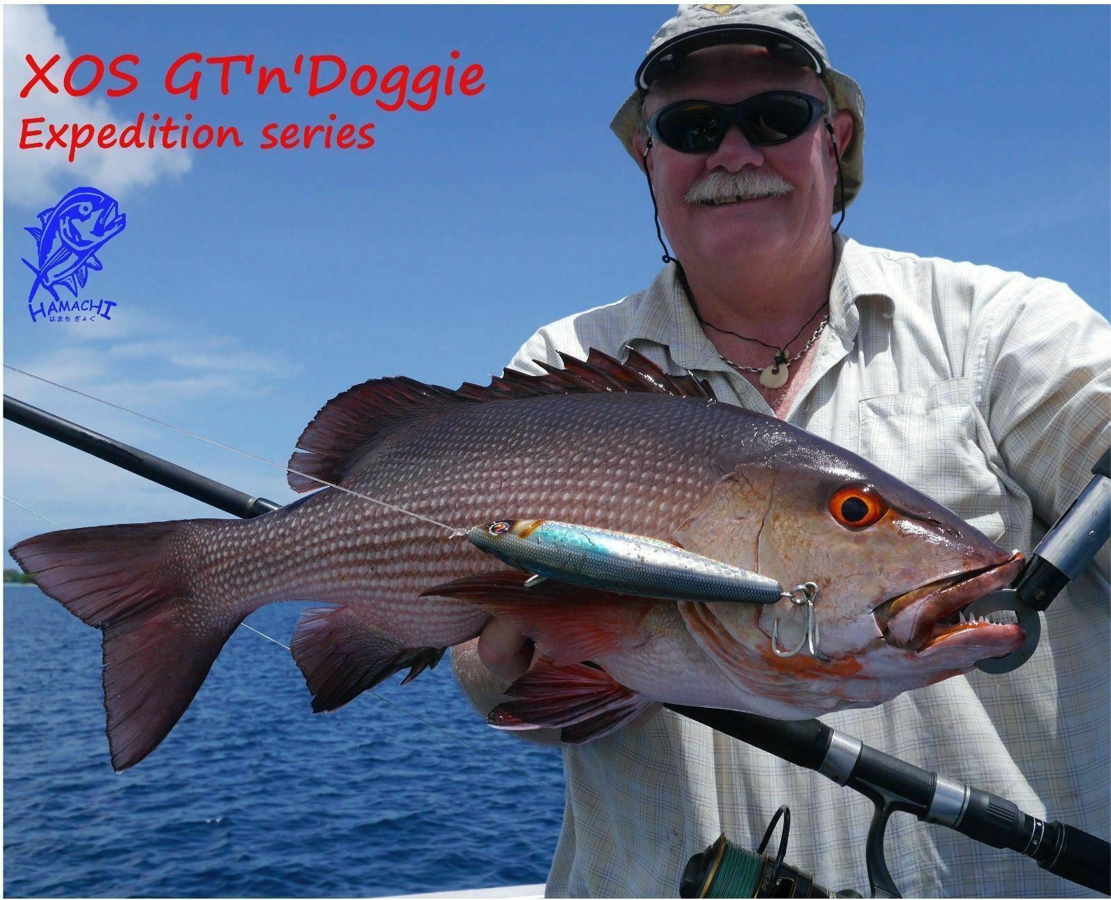 Hamachi XOS GT’n’Doggie 8’2 PE 3 – 5 / 30 – 50 lb Popper nano fishing rod pole
