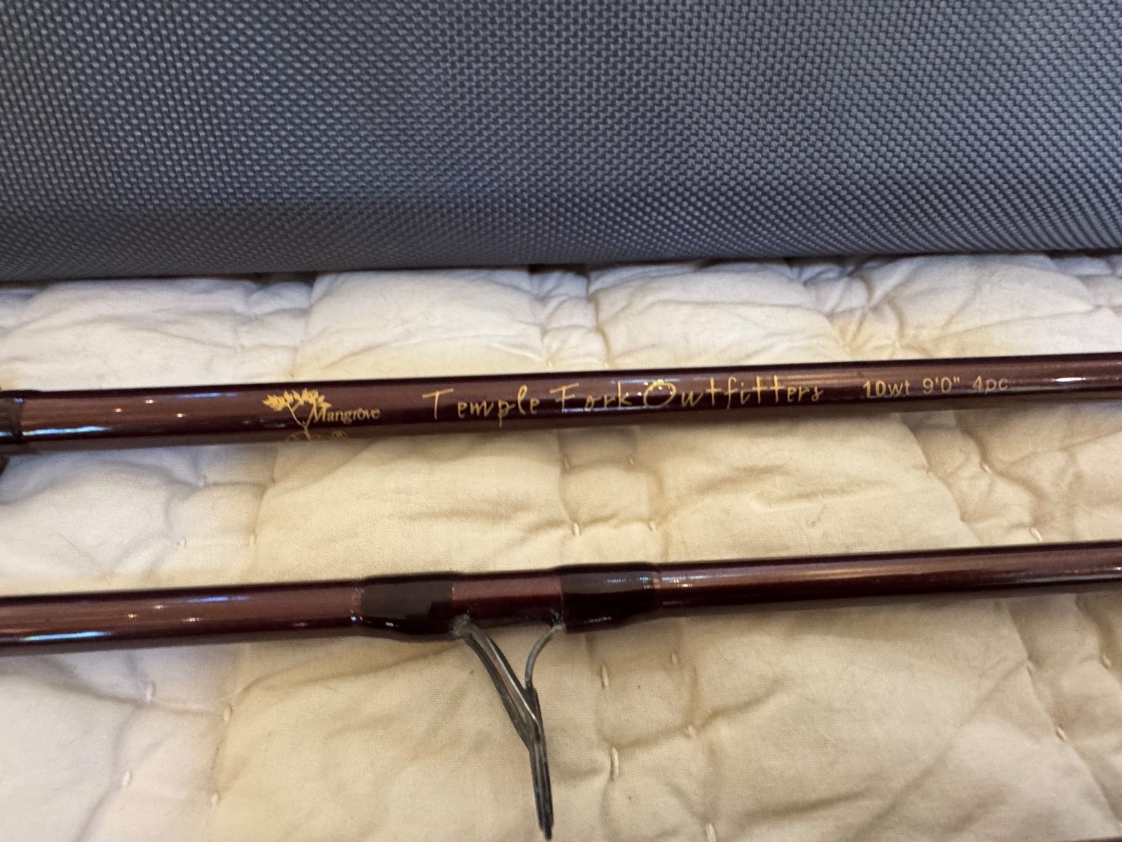 Temple Fork Mango Coast, 9-foot, 10-weight, 4-piece Fly Rod. Excellent.