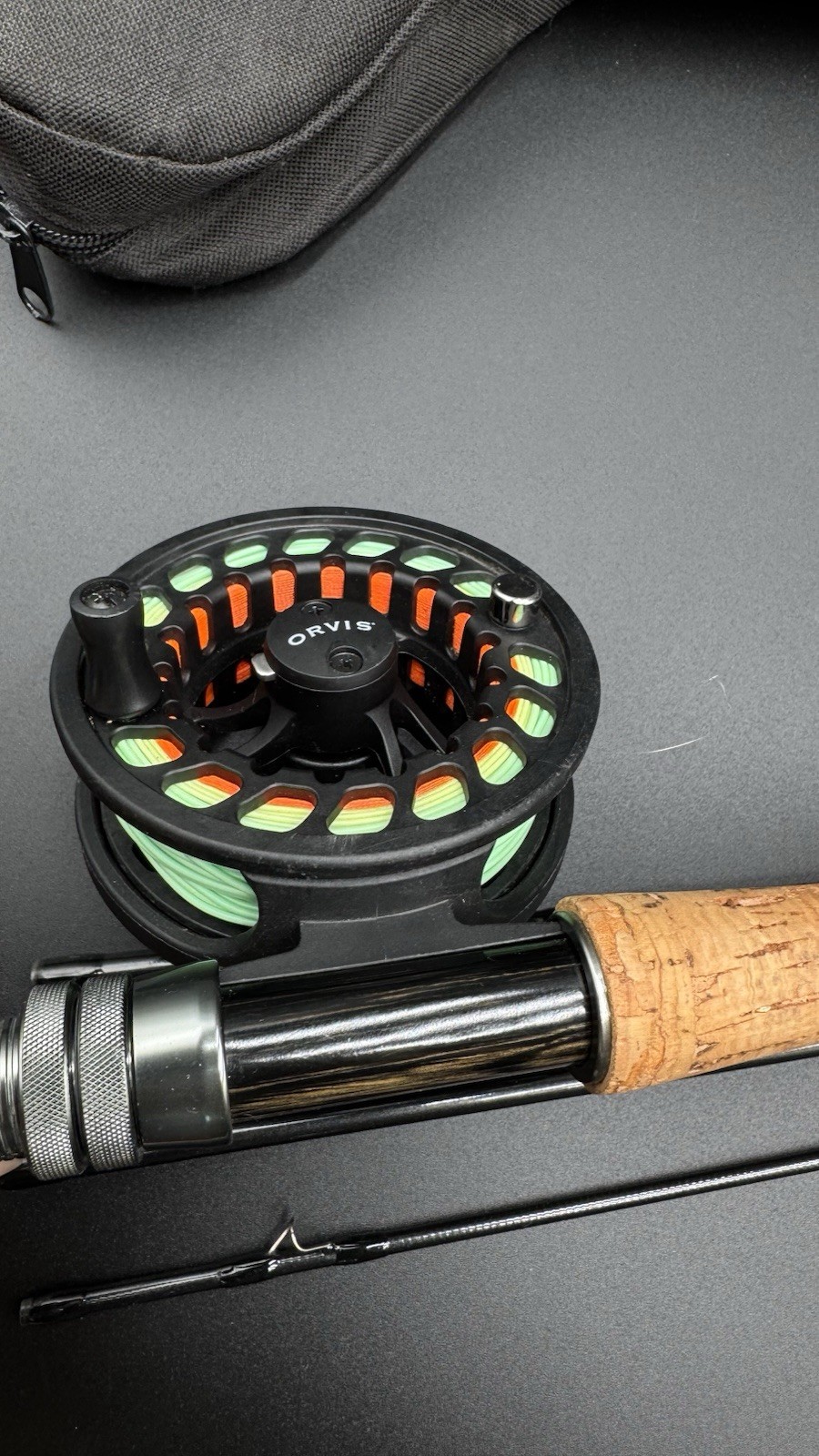 Fenwick NightHawk 9’ 5WT 4-Piece Fly Rod w/ Orvis Encounter II Reel & Case