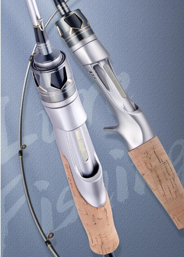 1.68M 1.8M Lure Fishing Rods Portable Ultra Light Rod Carbon Fiber Spinning Pole